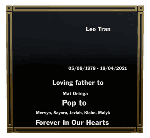 Square - Loving Father 4 memorial design preview