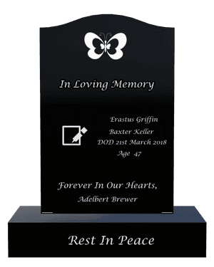 Rest In Peace memorial design preview