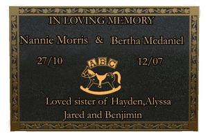 Square - In Loving Memory 28 memorial design preview