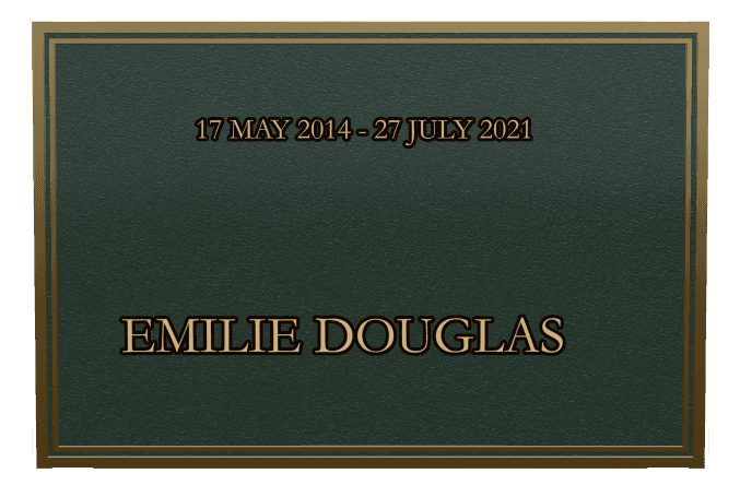 Square Bronze Plaque – Baby preview