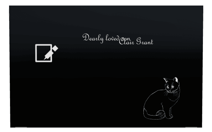 Square Laser-Etched Color Plaque – Dearly Loved Plaque preview