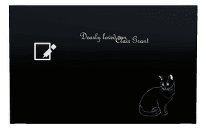 Square - Dearly Loved Plaque memorial design preview