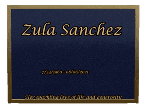 Bronze Plaque - Soulmate Plaque memorial design preview