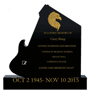 Headstone 4 - Loving Husband memorial design preview