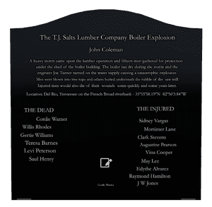 Serpentine - Daniel Headstone memorial design preview