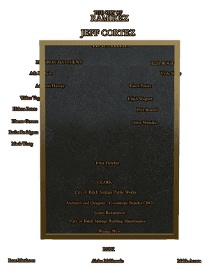 Square - John 7 memorial design preview