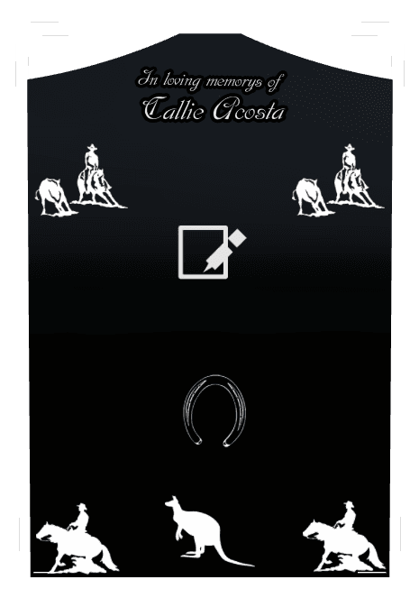 Cropped Peak Laser-Etched Black Granite Headstone – In Loving Memory preview