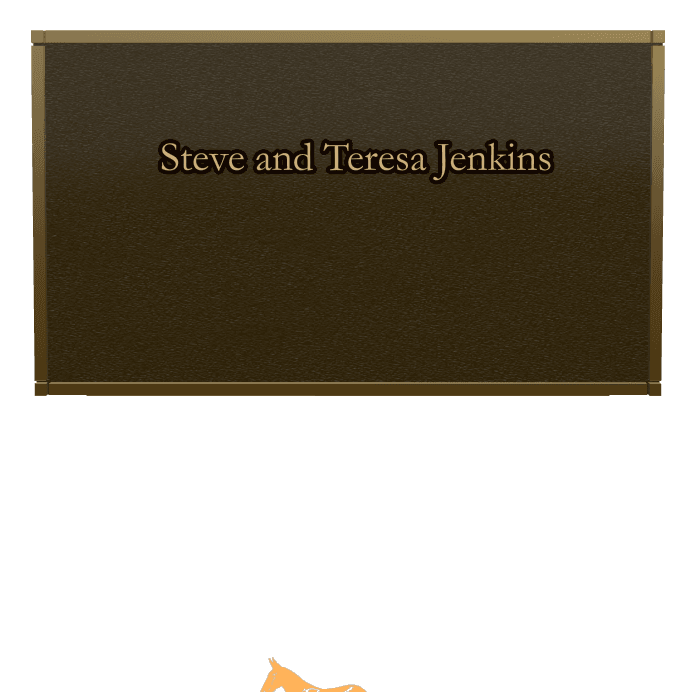 Square Bronze Plaque – Horse preview