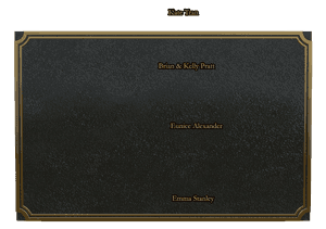 Square - Peter Plaque memorial design preview
