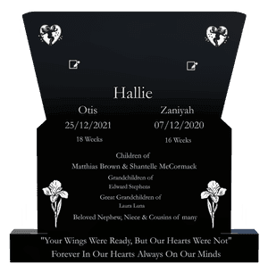 In Loving Memory memorial design preview