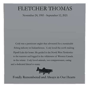 Square - Always in Our Hearts 6 memorial design preview