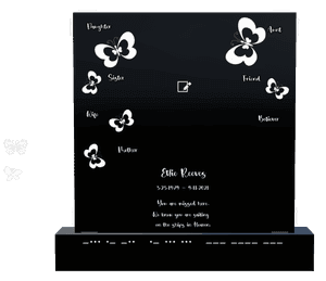 Rectangle - Butterflies memorial design preview