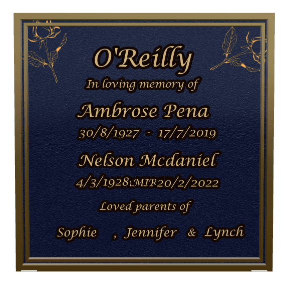 Bronze Plaque Bronze Plaque – In Loving Memory preview