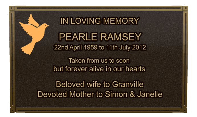Bronze Plaque Bronze Plaque – Devoted Mother preview