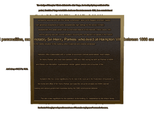 Bronze Plaque - John 5 memorial design preview