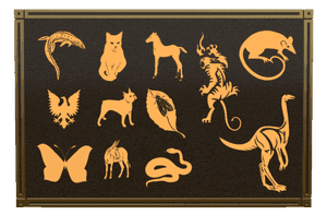 Bronze Plaque - Bird Butterflies Plaque memorial design preview