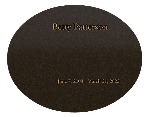 Oval Landscape Bronze Plaque – Forever in Our Hearts preview