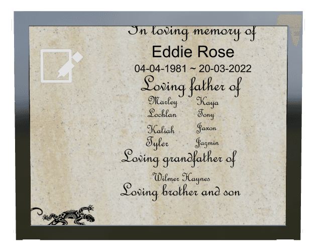 Full-colour Plaque Full Color Plaque – Loving Father preview