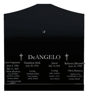 Cropped Peak - Much Loved Headstone memorial design preview