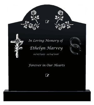 In Loving Memory of memorial design preview