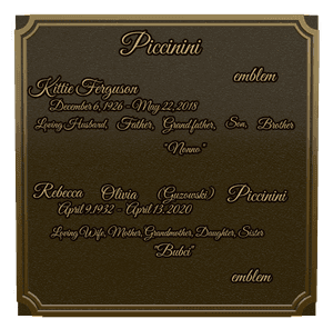 Square - Loving Husband 3 memorial design preview