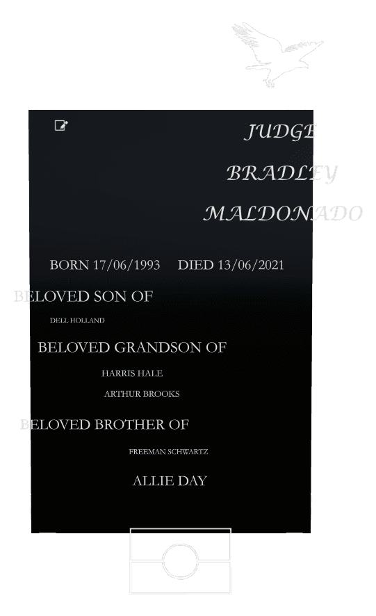 Square Laser-Etched Color Plaque – Beloved Son Plaque preview