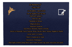 Square - John 3 memorial design preview