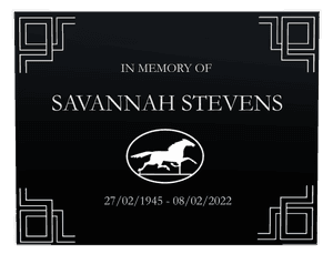 Square - Horse 3 memorial design preview