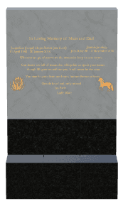 Bronze Plaque - In Loving Memory 13 memorial design preview