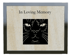 Full-colour Plaque - In Loving Memory 2 memorial design preview