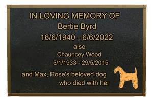 Square - In Loving Memory 38 memorial design preview
