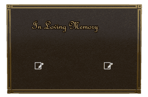 Bronze Plaque - In Loving Memory 32 memorial design preview