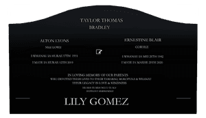 Serpentine - In Loving Memory 43 memorial design preview