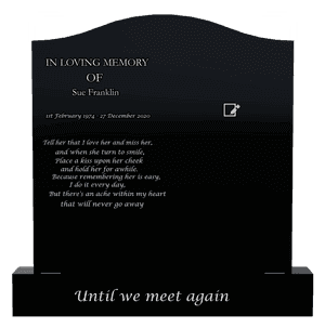 Commemorative Laser-Etched Headstone preview