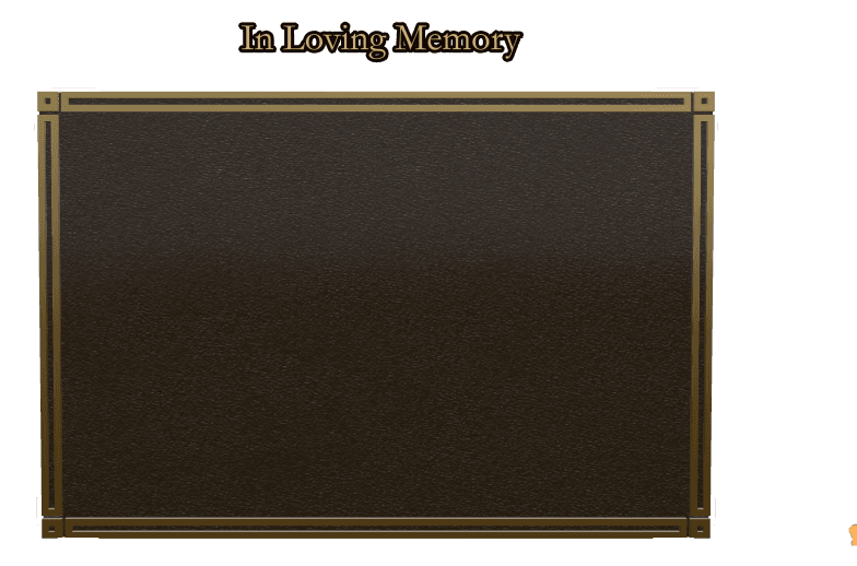 Bronze Plaque Bronze Plaque – In Loving Memory preview