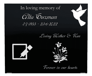 Square - Loving Mother 7 memorial design preview