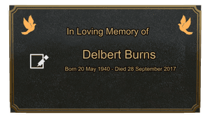 Bronze Plaque - In Loving Memory 7 memorial design preview