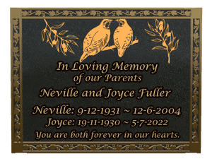 In Loving Memory memorial design preview