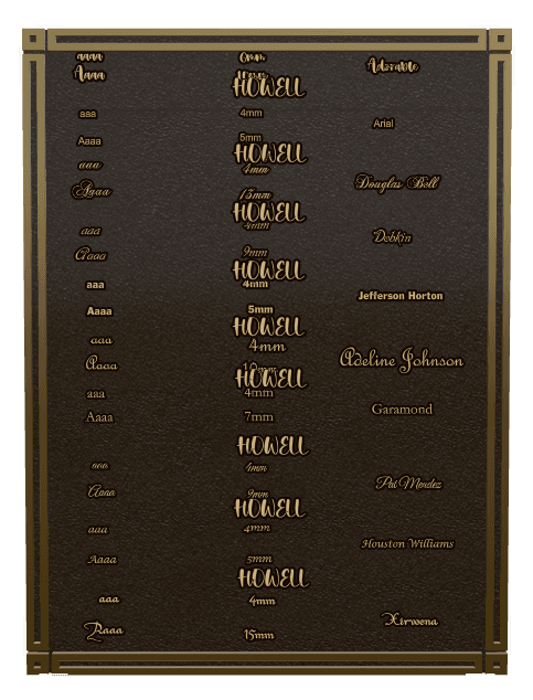 Rectangle (landscape) Bronze Plaque – Memorial preview