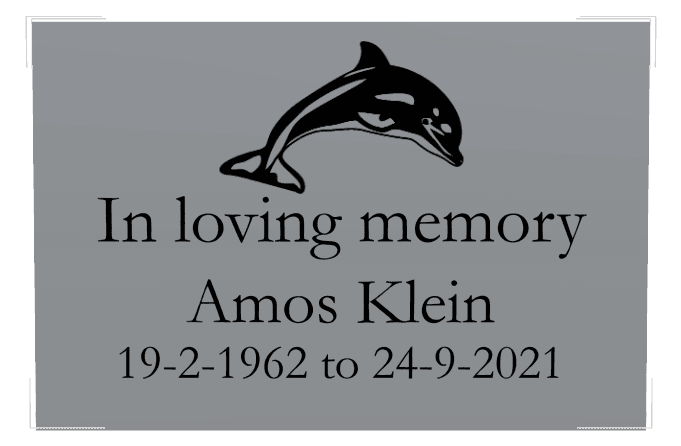 Stainless Steel Plaque Stainless Steel Plaque – In Loving Memory preview