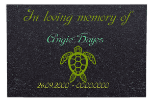 Square - In Loving Memory 40 memorial design preview