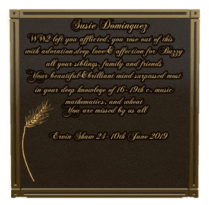 Rectangle Landscape Flower 7 memorial design preview