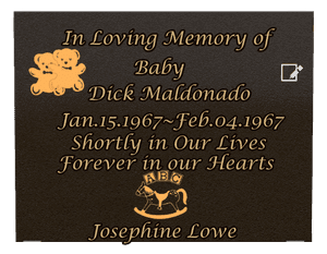 Bronze Plaque - Forever in Our Hearts 4 memorial design preview