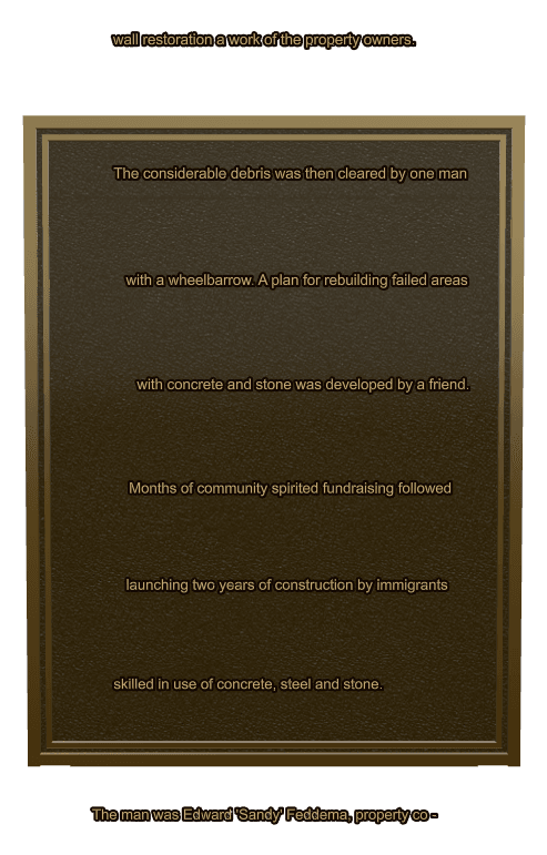Square Bronze Plaque – To Remember This Commitment And Community preview