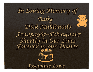 In Loving Memory of memorial design preview