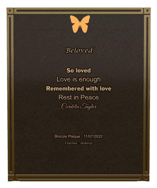 Bronze Plaque Bronze Plaque – Rest in Peace preview