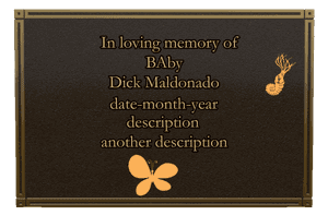 Rectangle Landscape in Loving Memory 48 memorial design preview