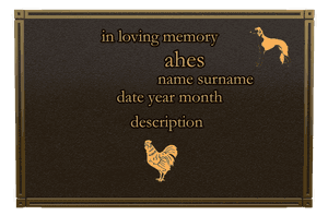 Square - In Loving Memory 42 memorial design preview