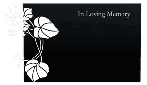 Rectangle Landscape in Loving Memory 51 memorial design preview