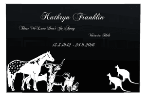 Rectangle Landscape They Walk Beside us Every Day memorial design preview